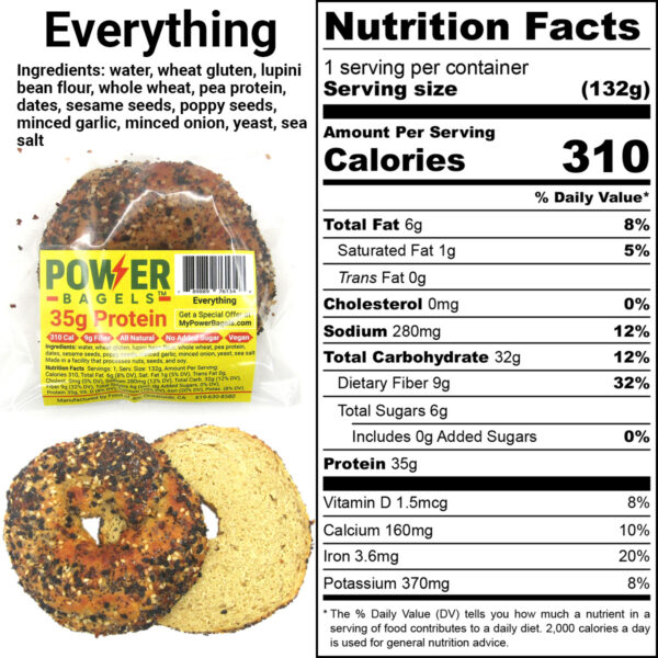 Power Bagels - Everything