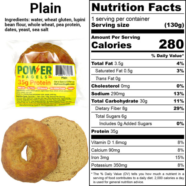 Power Bagels - Plain